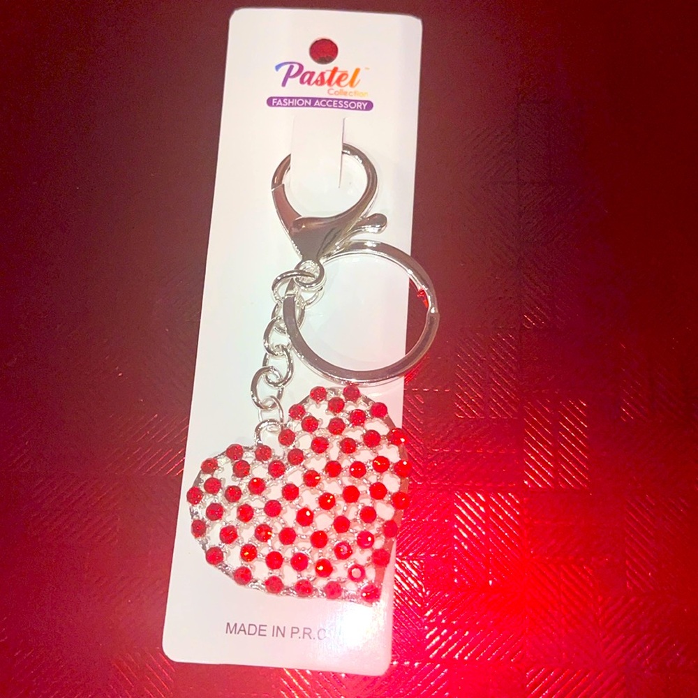 HEART BAG CHARM/ KEYCHAIN